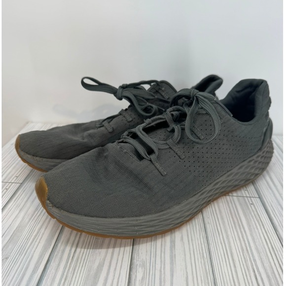 NOBULL Men's Ripstop Runner Size 10 Training Shoes Sneakers Gray Low Top Lace Up - Picture 1 of 10